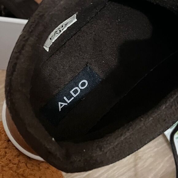 Aldo Brown Cognac High Top Sneakers Size 9.5 main image 9